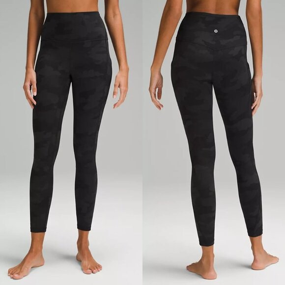 LULULEMON Align High-Rise Pant with Pockets in Heritage Camo Deep Coal Multi (4) - Picture 1 of 8